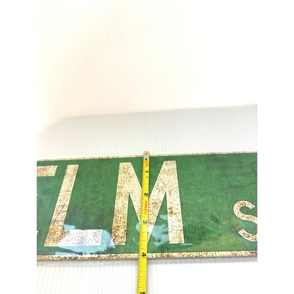 Elm St Metal Tin Street Sign Horror Movie Decor A Nightmare on Elm Street NEW - Picture 4 of 5